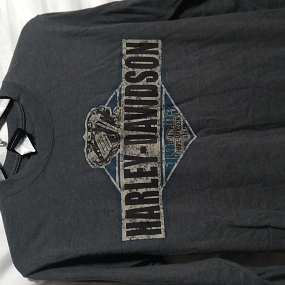 SALE! Harley Davidson Motorcycle Rocky Top Pigeon ForgeTN Long Sleeve Tee (BX51) - Picture 2 of 16
